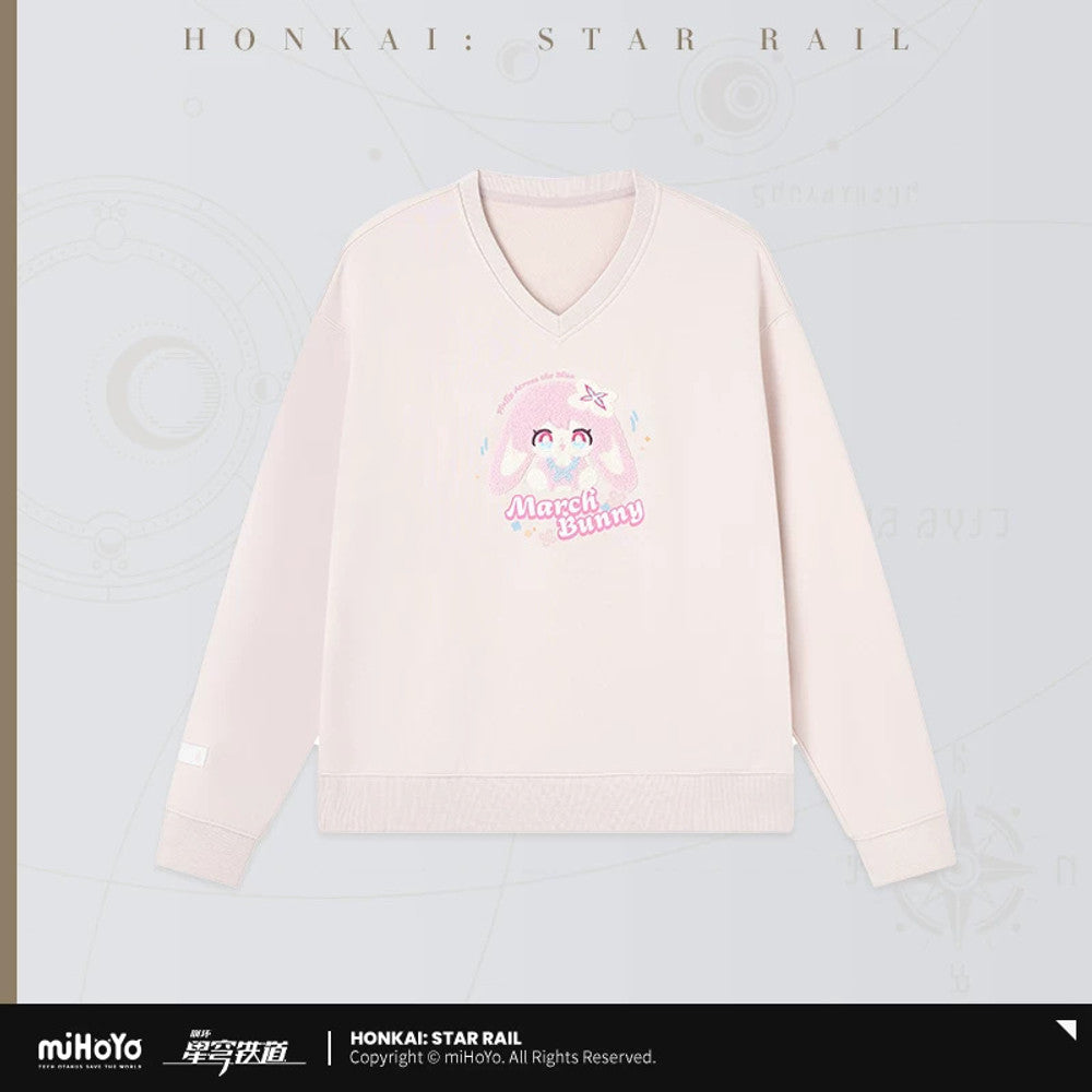 Honkai: Star Rail — March 7th Bunny Sweatshirt — Azure Voyage Fluffy Ship Series