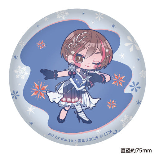 Hatsune Miku — MEIKO Soft Can Badge — SNOW MIKU 2025
