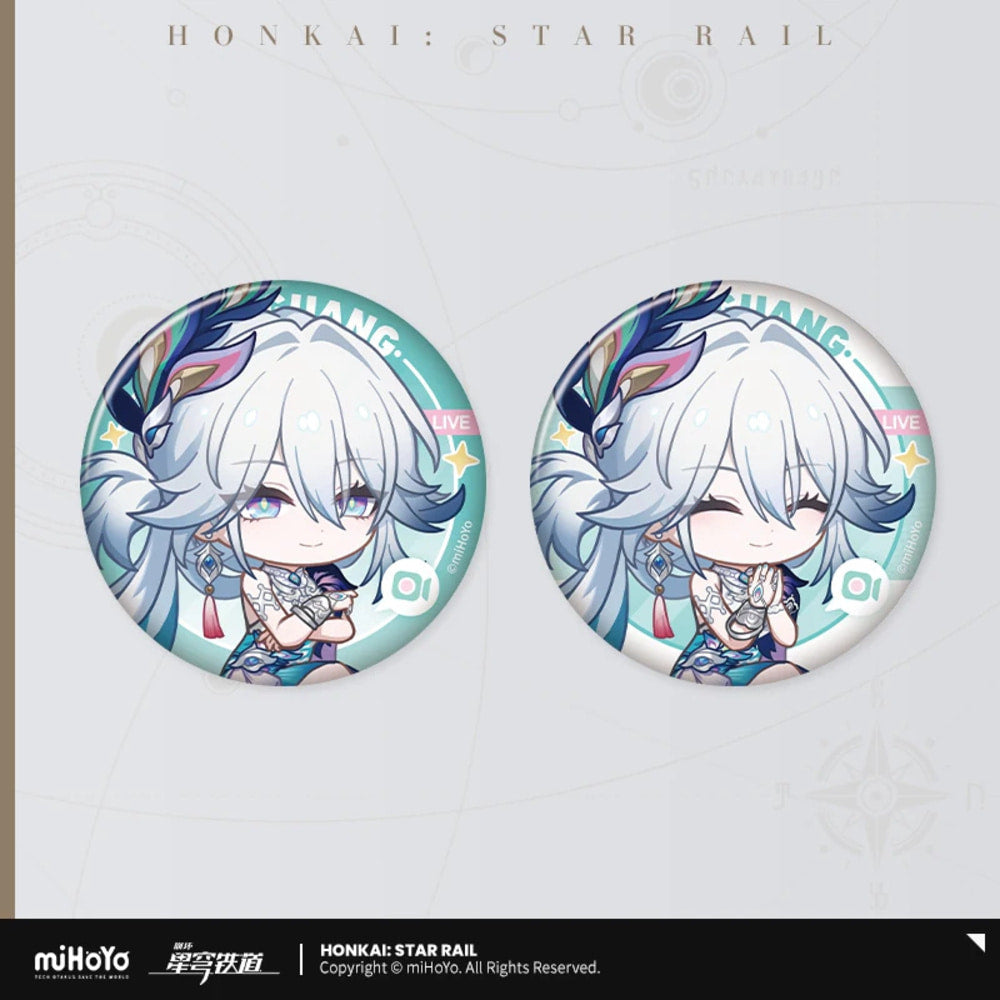 Honkai: Star Rail — Yao Guang Owl's Reception Room Can Badge Set of 2