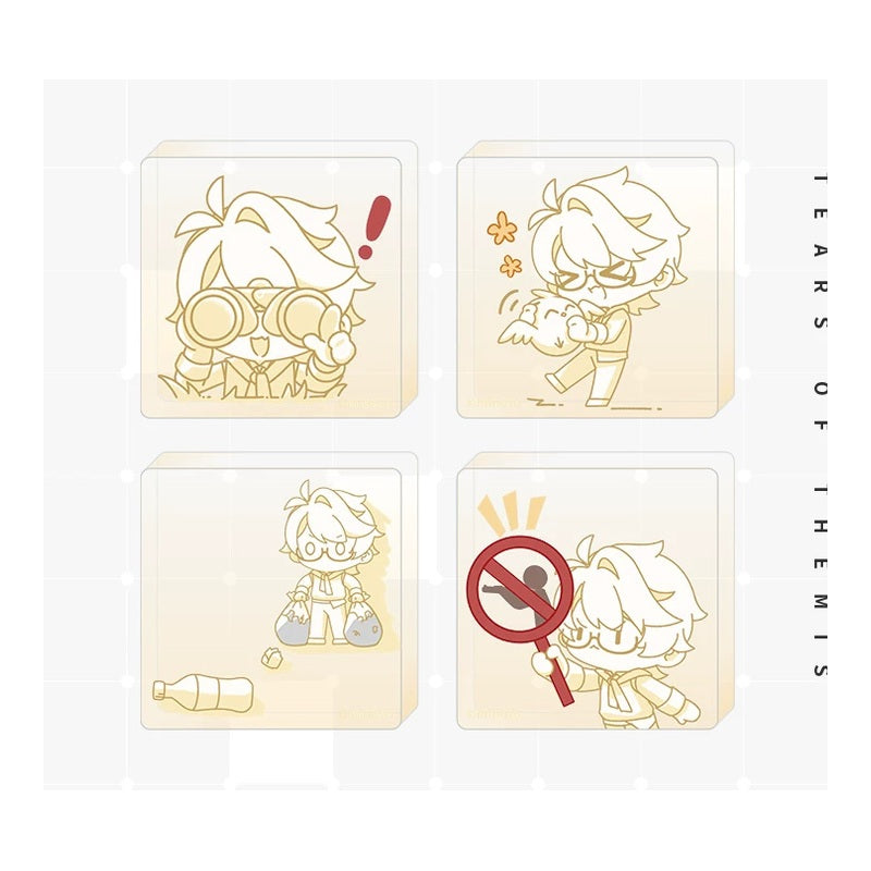 未定事件簿 水無瀬夏彦 ミニキャラアクリル4点セット（画像2）