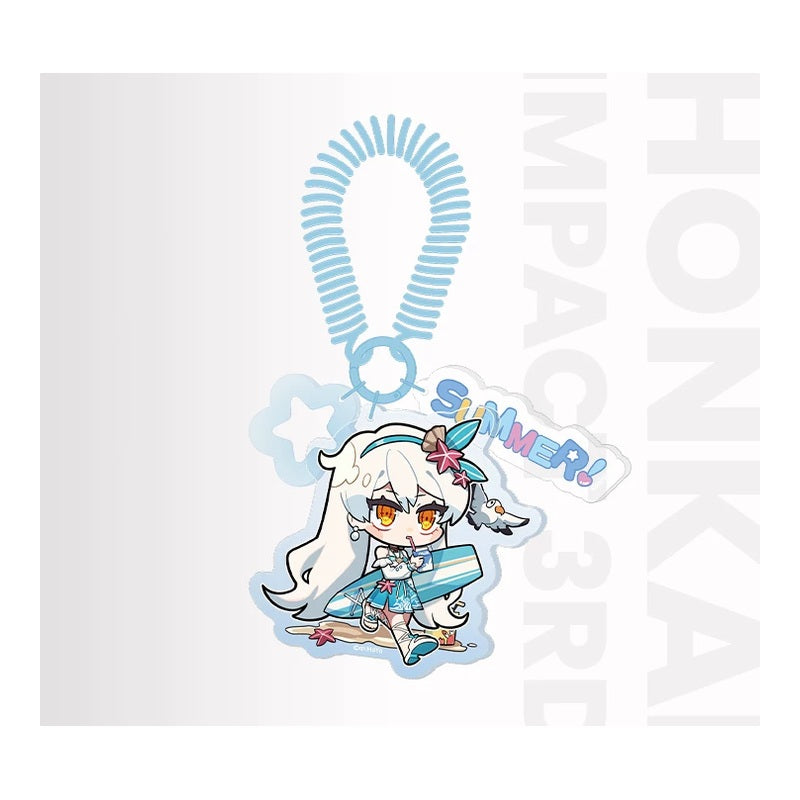 Honkai Impact 3rd Kiana — Herrscher of the Void Acrylic Keychain with Coil Strap — view 2