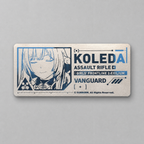 GIRLS’ FRONTLINE 2: EXILIUM Koleda Metal Badge Set — view 2