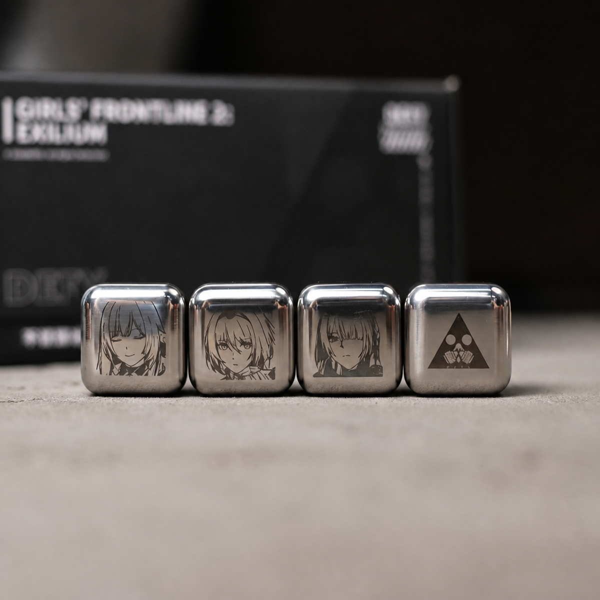 GIRLS’ FRONTLINE 2: EXILIUM Stainless Steel Ice Cubes — Set of 4 — view 2