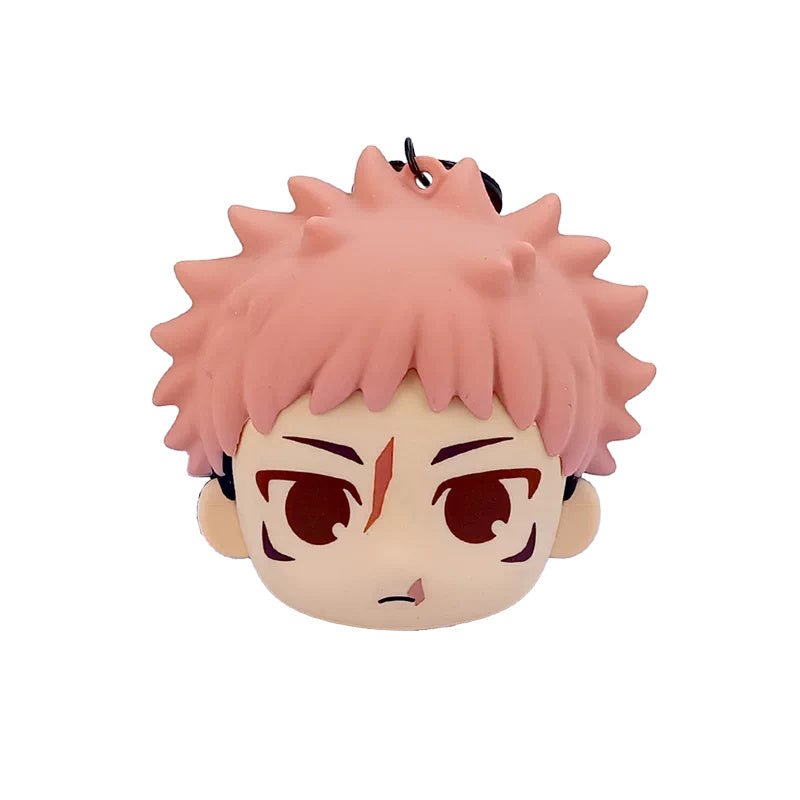 Jujutsu Kaisen Yuji Itadori Face Coin Pouch Keychain — view 2