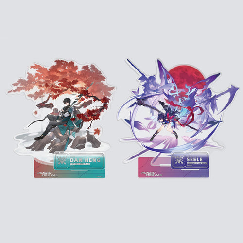 Honkai: Star Rail: Dan Heng & Xele Acrylic Stand - Aeons of The Hunt Ver