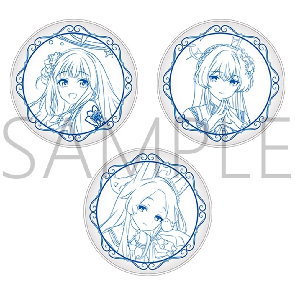 Blue Archive — Tea Party Tea Bag Rest Set of 3 — animate Autumn Fair
