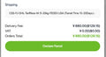 Order #1049 Extra Shipping Fee