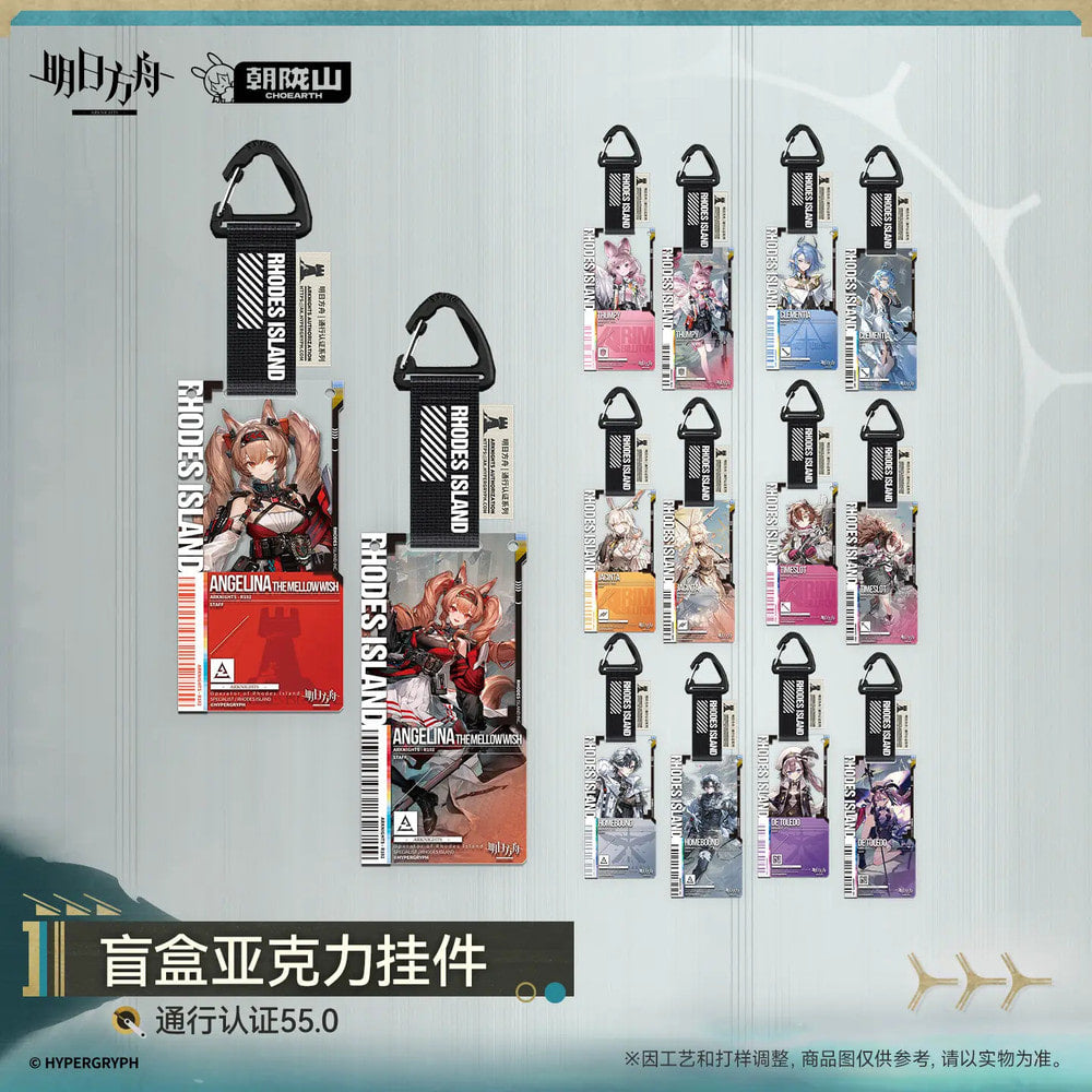 Arknights — Pass 55.0 Acrylic Keychain — Full Box of 14