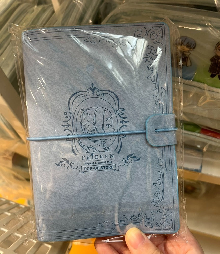 장송의 프리렌 공식 정품 굿즈 팝업 스토어 한정 가죽 노트 공책