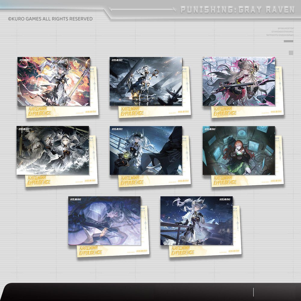 Punishing: Gray Raven — Karenina: Sinhang Illustration Postcard Set — Character Theme