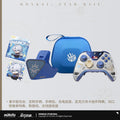 Phainon Deluxe Edition controller set with carrying case, acrylic keychain, badge and charging dock.