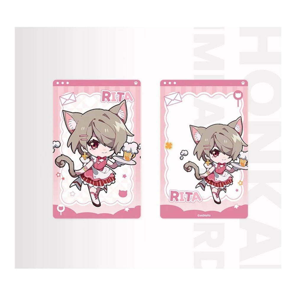 Honkai Impact 3rd Rita Holographic + Clear Card Set — view 1