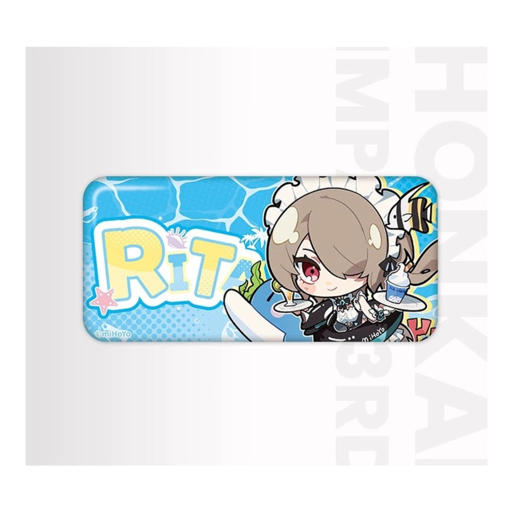 Honkai Impact 3rd Rita Rectangular Summer Badge — view 1