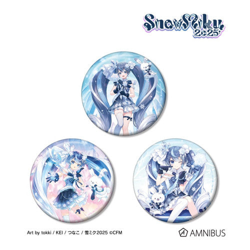 Hatsune Miku — Hatsune Miku 100mm Can Badge Set of 3 — SNOW MIKU 2025