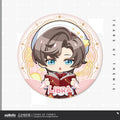 Tears of Themis · Stellis Serenade · 58 mm Chibi Badge · Artem Wing — product illustration and displayed design