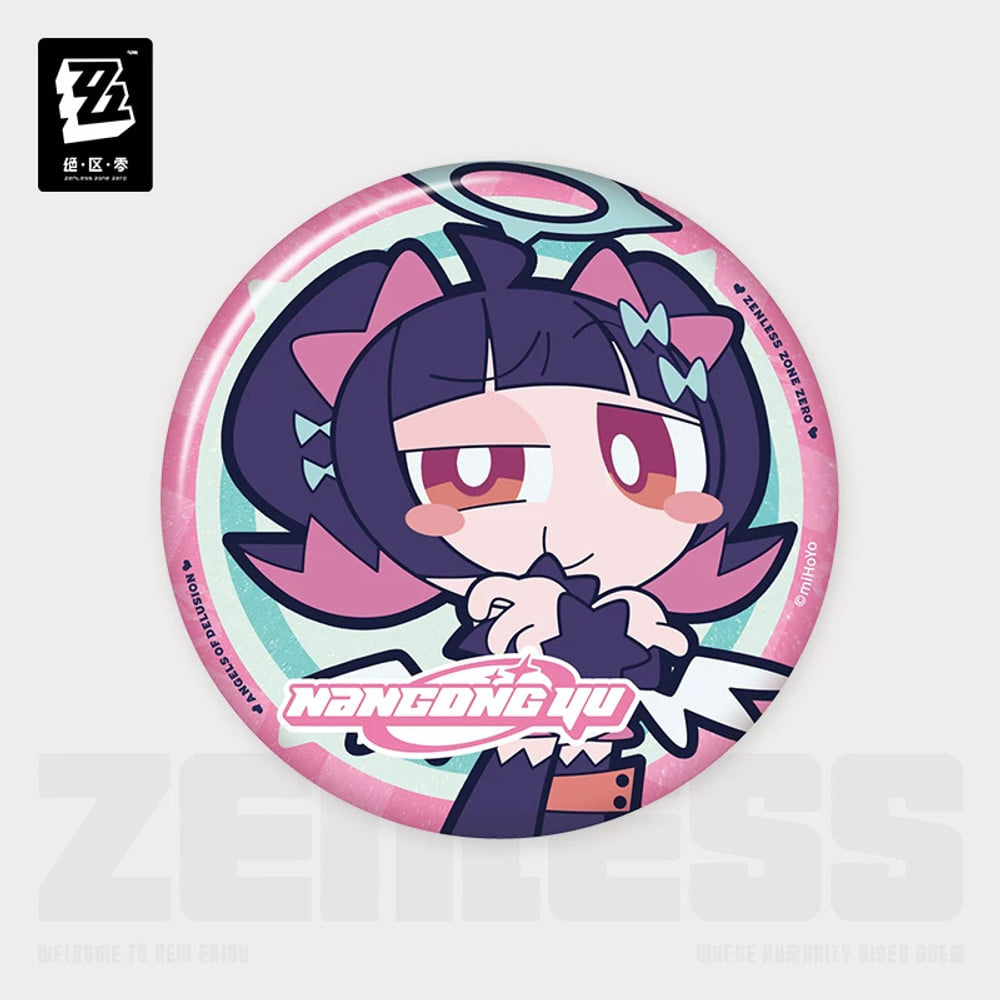 Zenless Zone Zero — Nangong Yu SD Can Badge — PINK Sweet Critical