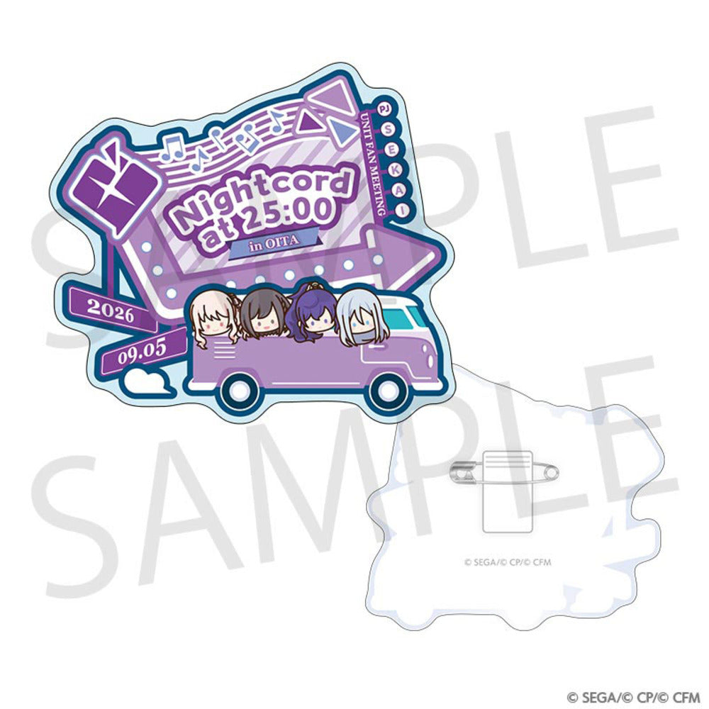 Project SEKAI — Nightcord at 25:00 Unit Fan Meeting Acrylic Badge