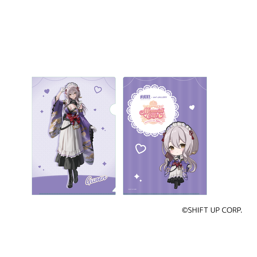 GODDESS OF VICTORY: NIKKE × and GALLERY Cafe Vol. 1 Clear File Folder – Scarlet · 1