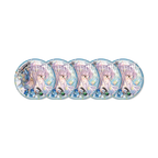 GODDESS OF VICTORY: NIKKE Neon: Vision Eye Five repeated badges of the same character design — view 1