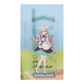 Acrylic stand: Hayate Hisakawa in a mint-and-black Chinese-style maid outfit, holding a panda plush