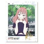 Example 03: Roka Ayatsumugi pointing to her cheeks with antler doodles in a white frame