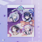 Project SEKAI — Nightcord at 25:00 Unit Fan Meeting Glitter Badge Set of 4