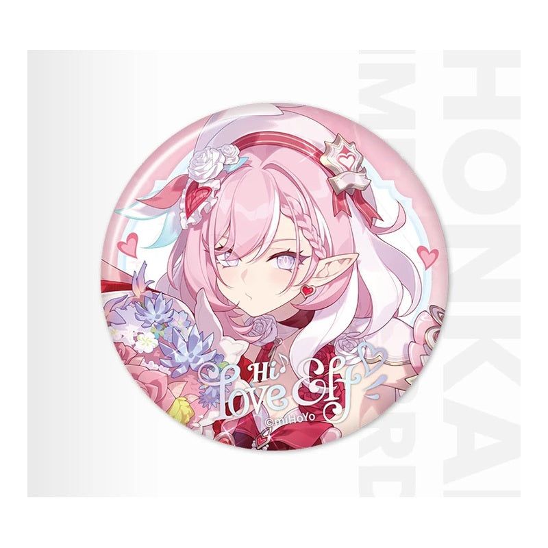 Honkai Impact 3rd Elysia Hi♪ Love Elf — 58 mm Badge — view 2
