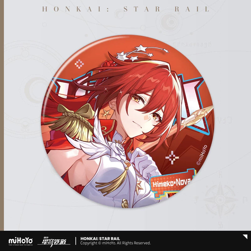 Honkai: Star Rail — Himeko • Nova Interstellar Travel Can Badge