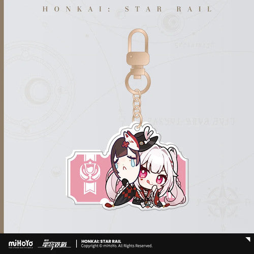 Honkai: Star Rail — Sparxie Pom-Pom Exhibition Hall Acrylic Keychain