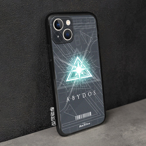 블루 아카이브 폰케이스 휴대폰 케이스 아비도스 강화유리 갤럭시 S23 Ultra