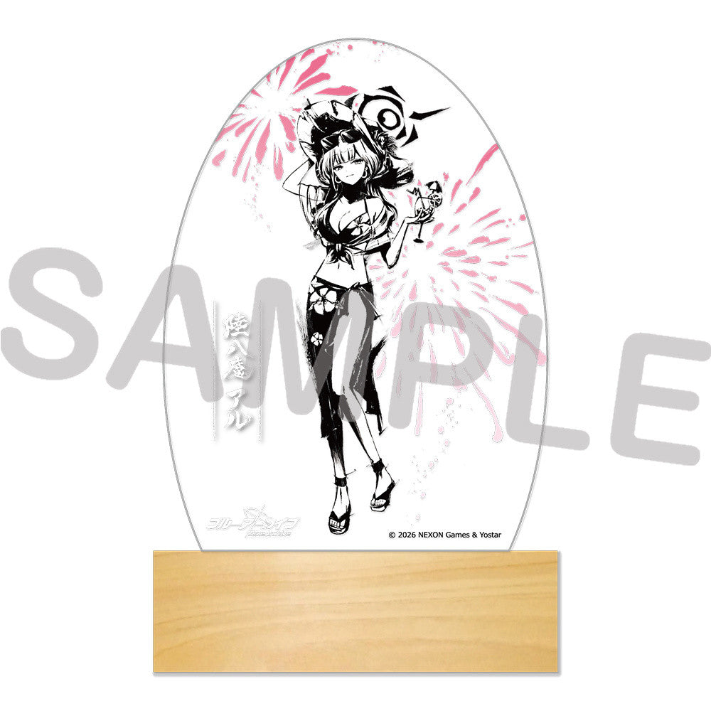 Blue Archive — Aru Ink Wash LED Acrylic Stand — TSUTAYA POPUP SHOP Problem Solver 68