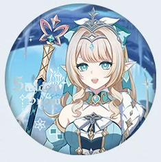 Lineup badge: Vesna smiling with a staff against a light, snowy background