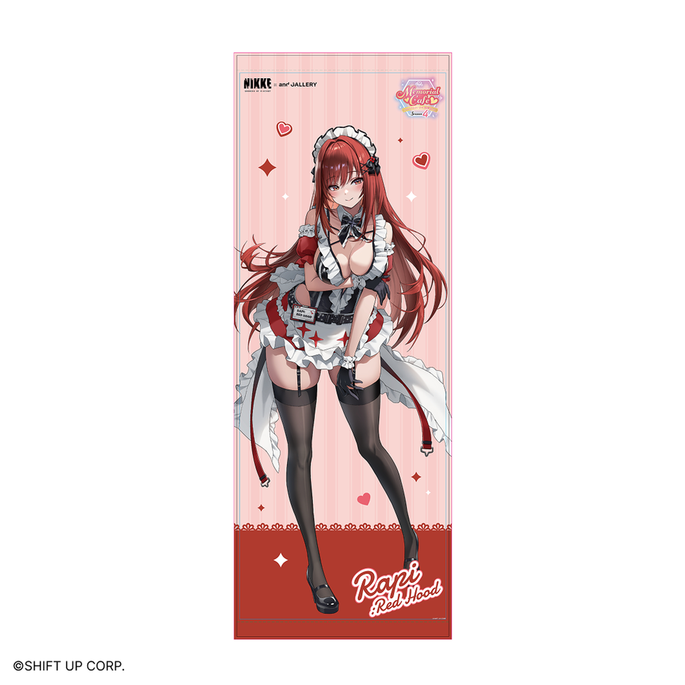 勝利の女神：NIKKE × and GALLERY 第4弾 タペストリー · ラピ：レッドフード