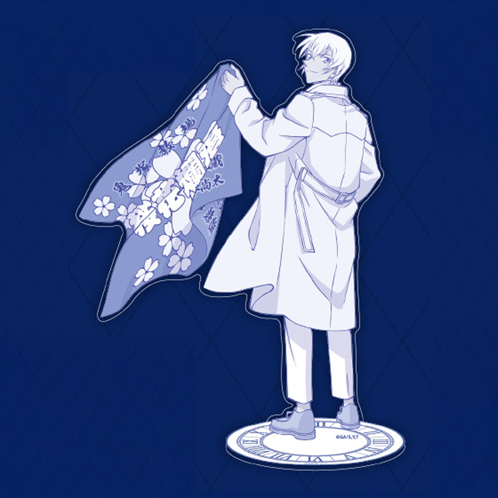 명탐정 코난 공식 정품 굿즈 영원의 순간 시리즈 상하이 팝업 스토어 라인아트 아크릴 스탠드 아무로 토오루