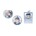 GODDESS OF VICTORY: NIKKE Snow White: Heavy Arms Two badge finishes and one mini-character keychain — view 1