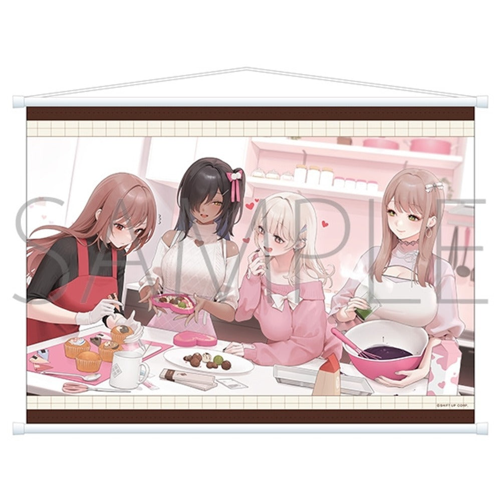 승리의 여신 니케 공식 정품 굿즈 그룹 B2 태피스트리 족자봉 - 2024년 발렌타인 시리즈