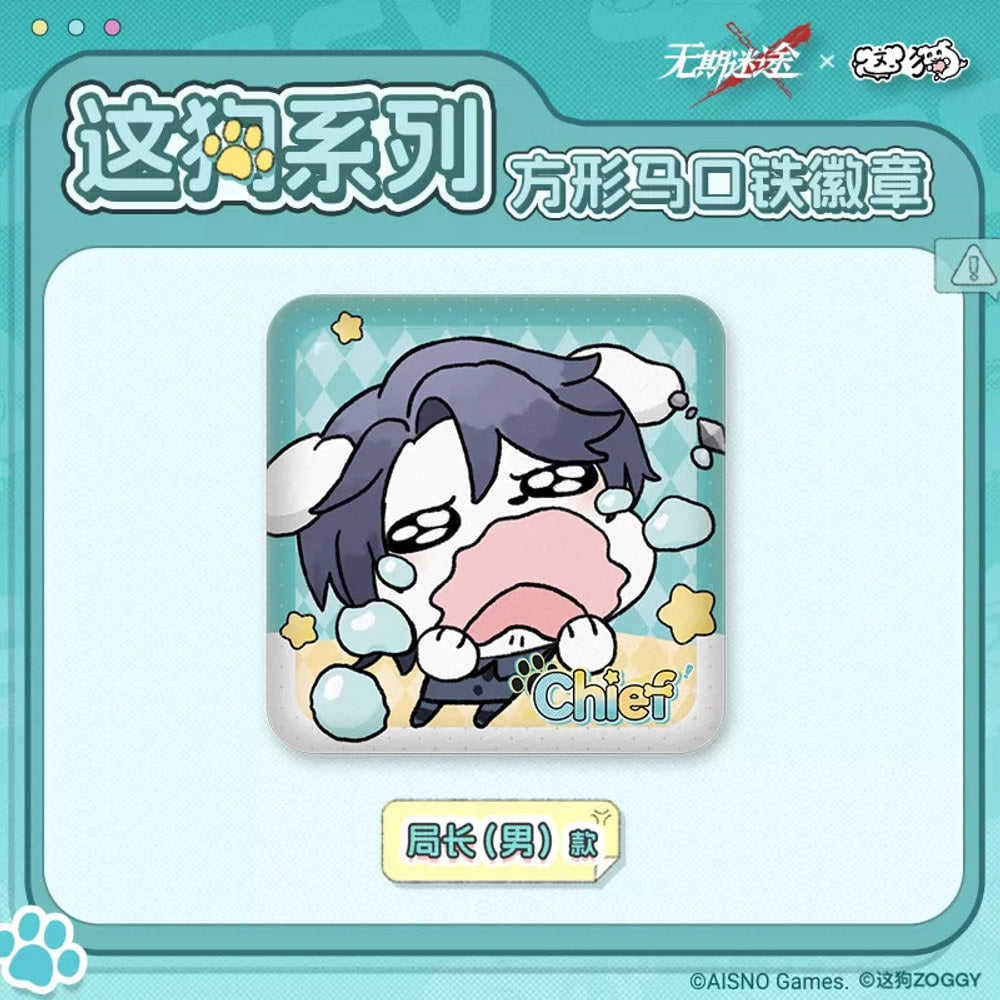 Path to Nowhere — Chief (Male) Square Soft Can Badge — ZOGGY Collab