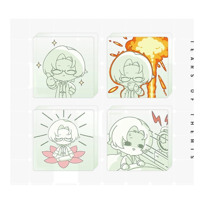 Tears of Themis Vyn Richter Chibi Acrylic Set — 4 Pieces — view 2