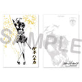 Blue Archive — Haruka Ink Wash Gold Foil Postcard — TSUTAYA POPUP SHOP Problem Solver 68