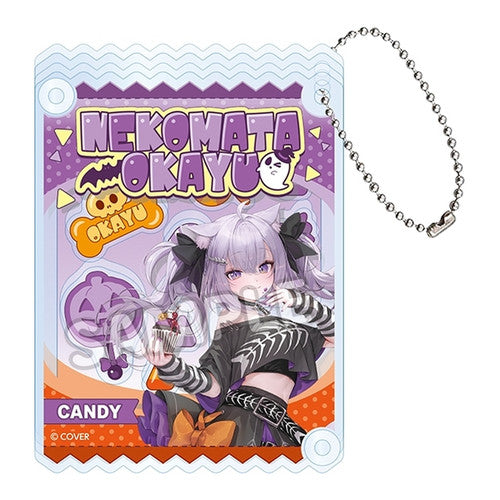 Hololive — Nekomata Okayu LAWSON Halloween & Autumn Collab Shaker Acrylic Keychain