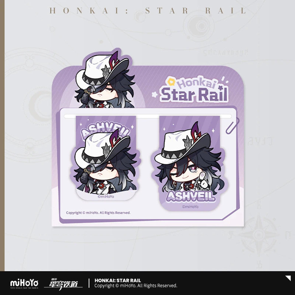 Honkai: Star Rail — Ashveil Pom-Pom Exhibition Hall Magnetic Bookmark Set of 2