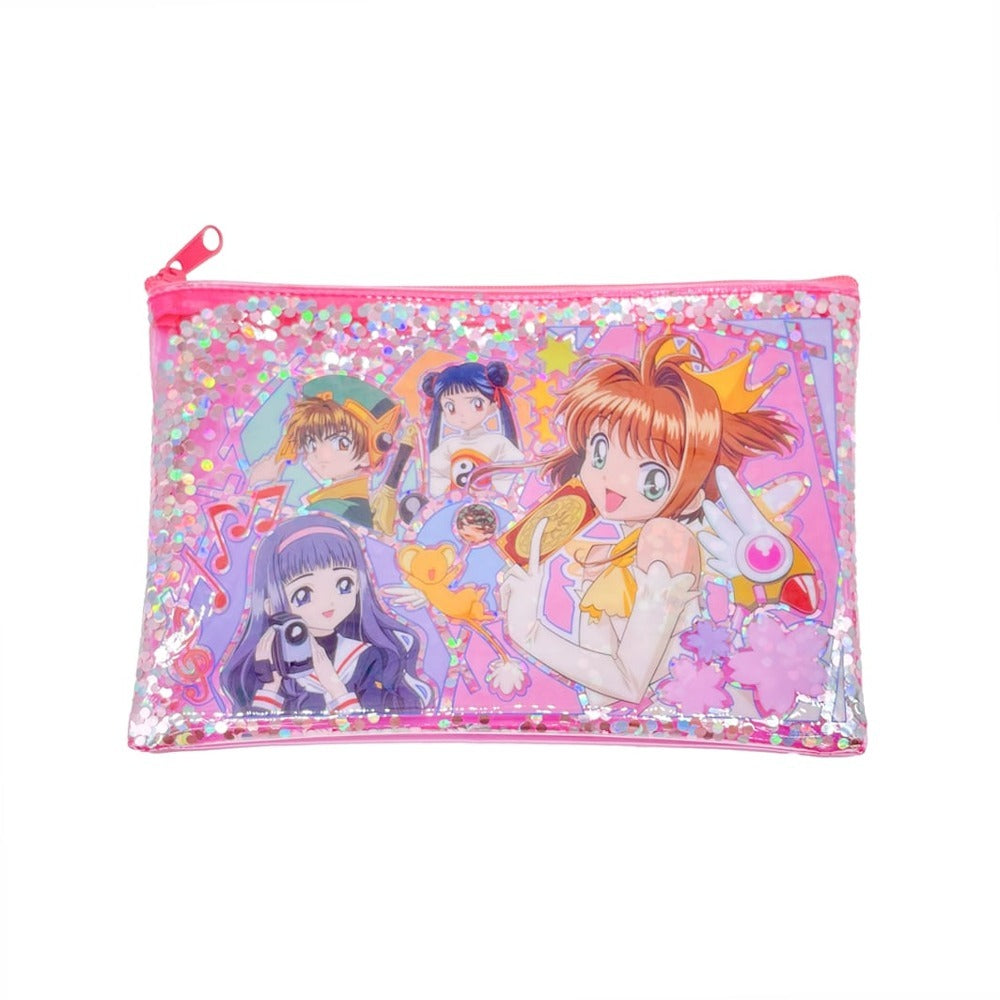 카드캡터 사쿠라 공식 정품 굿즈 파우치 - 클램프 25주년 전시회 시리즈 -
