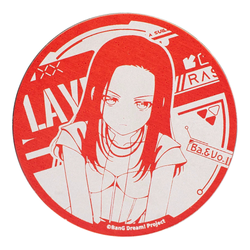 LAYER mirror button badge: silver line art of LAYER on red, with the RAS logo and "Ba.&Vo."