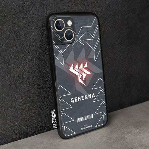 블루 아카이브 폰케이스 휴대폰 케이스 게헨나 강화유리 갤럭시 S23 Ultra