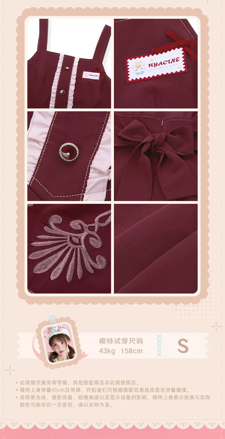 Honkai: Star Rail — Hyacine Impression Pinafore Dress — product detail; other clothing and styling props excluded
