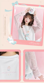 Honkai: Star Rail — Hyacine Impression Long-Sleeve T-Shirt — fabric detail
