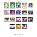 The 18 published example photo card designs (with a small caption)