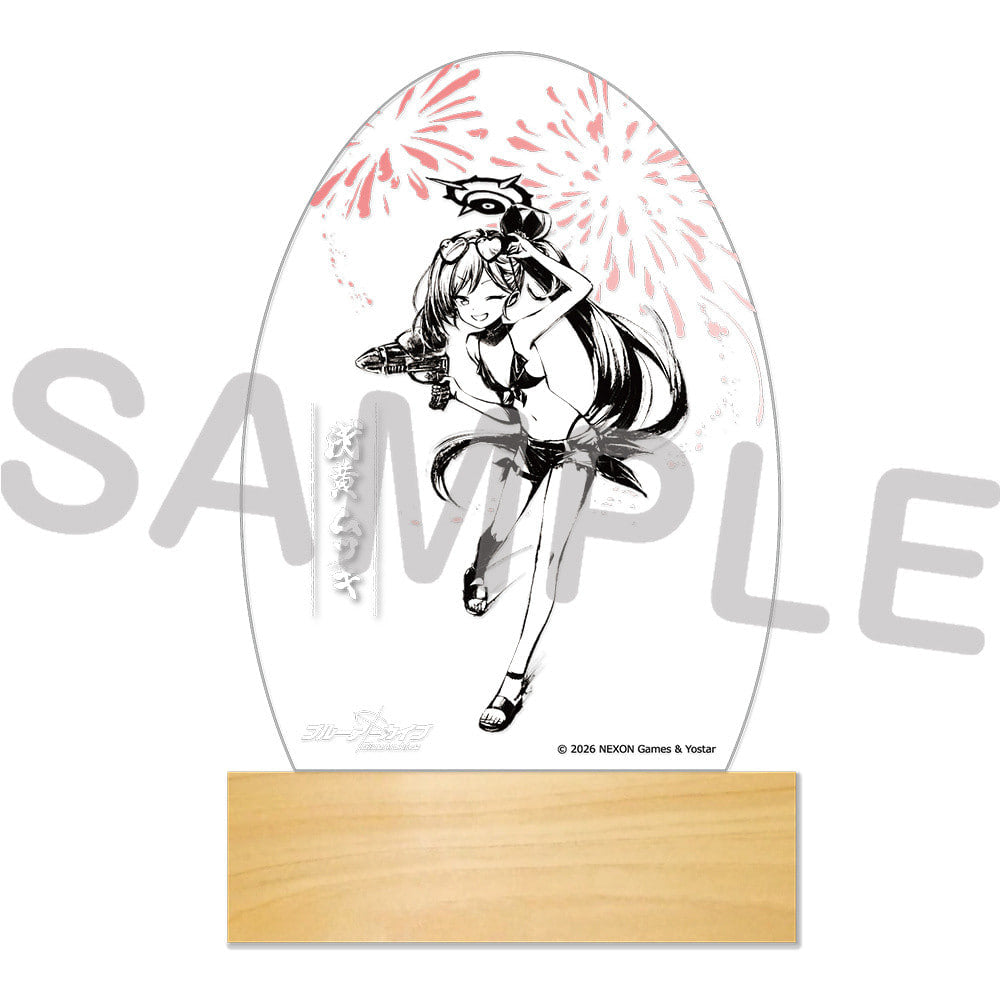 Blue Archive — Mutsuki Ink Wash LED Acrylic Stand — TSUTAYA POPUP SHOP Problem Solver 68