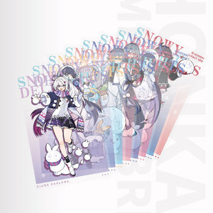 Honkai Impact 3rd: Sparkling Snowflakes Winter Photo Card & Postcard Set