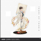 Tears of Themis · Stellis Serenade · Layered Acrylic Stand · Artem Wing — white concert suit, music ribbons and layered stage backdrop